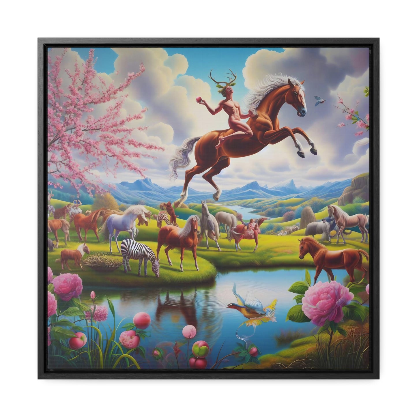 Framed Gallery Canvas Wrap - Spring 118