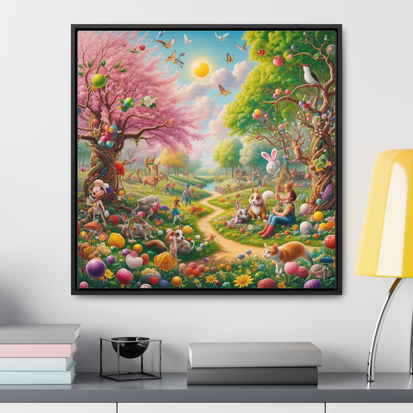 Framed Gallery Canvas Wrap - Spring 126