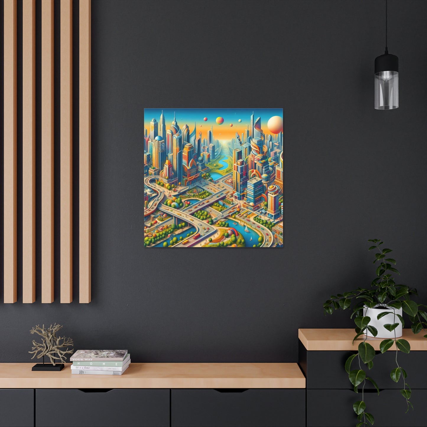 Canvas Gallery Wrap - City 9