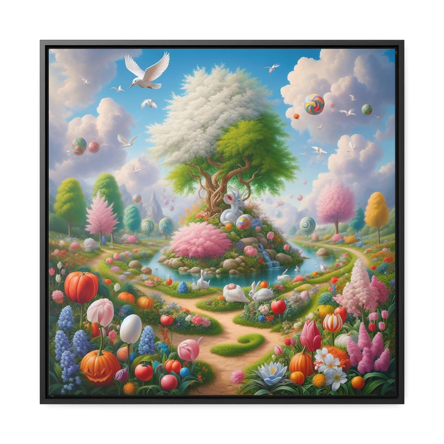 Framed Gallery Canvas Wrap - Spring 42