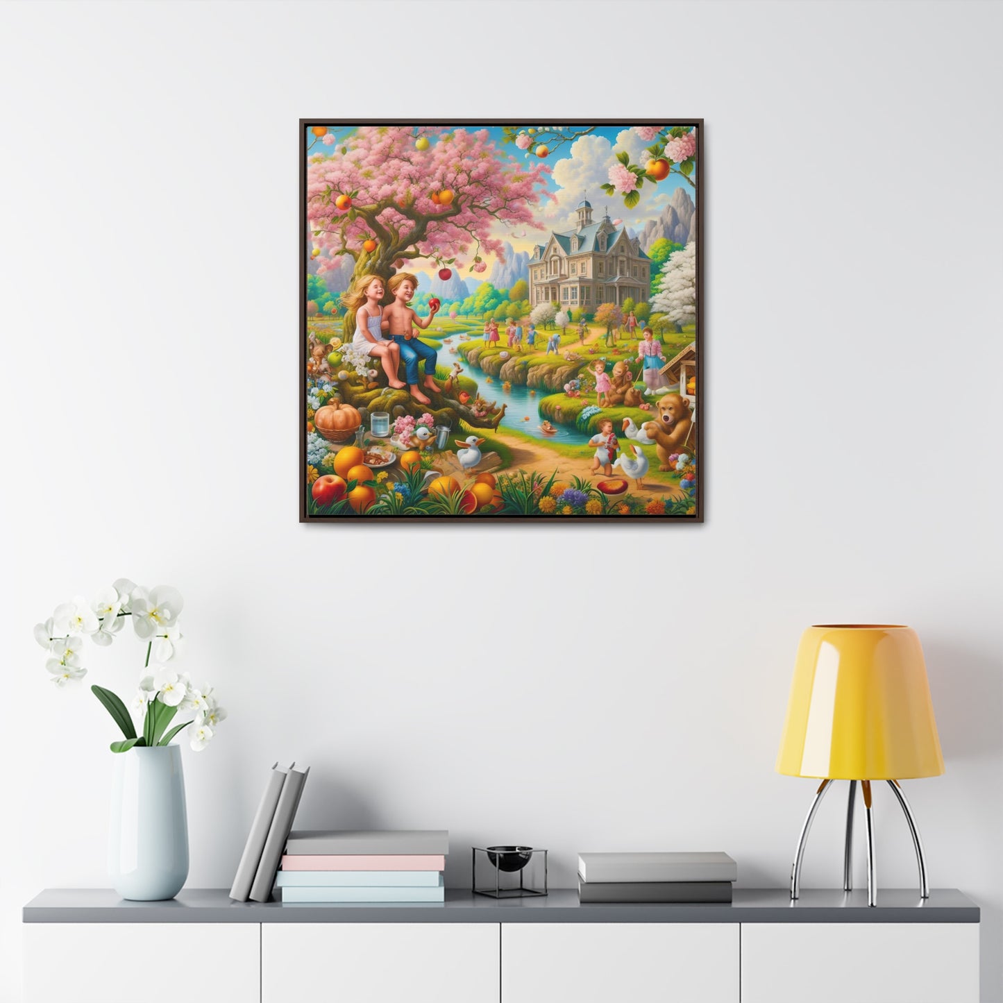 Framed Gallery Canvas Wrap - Spring 35