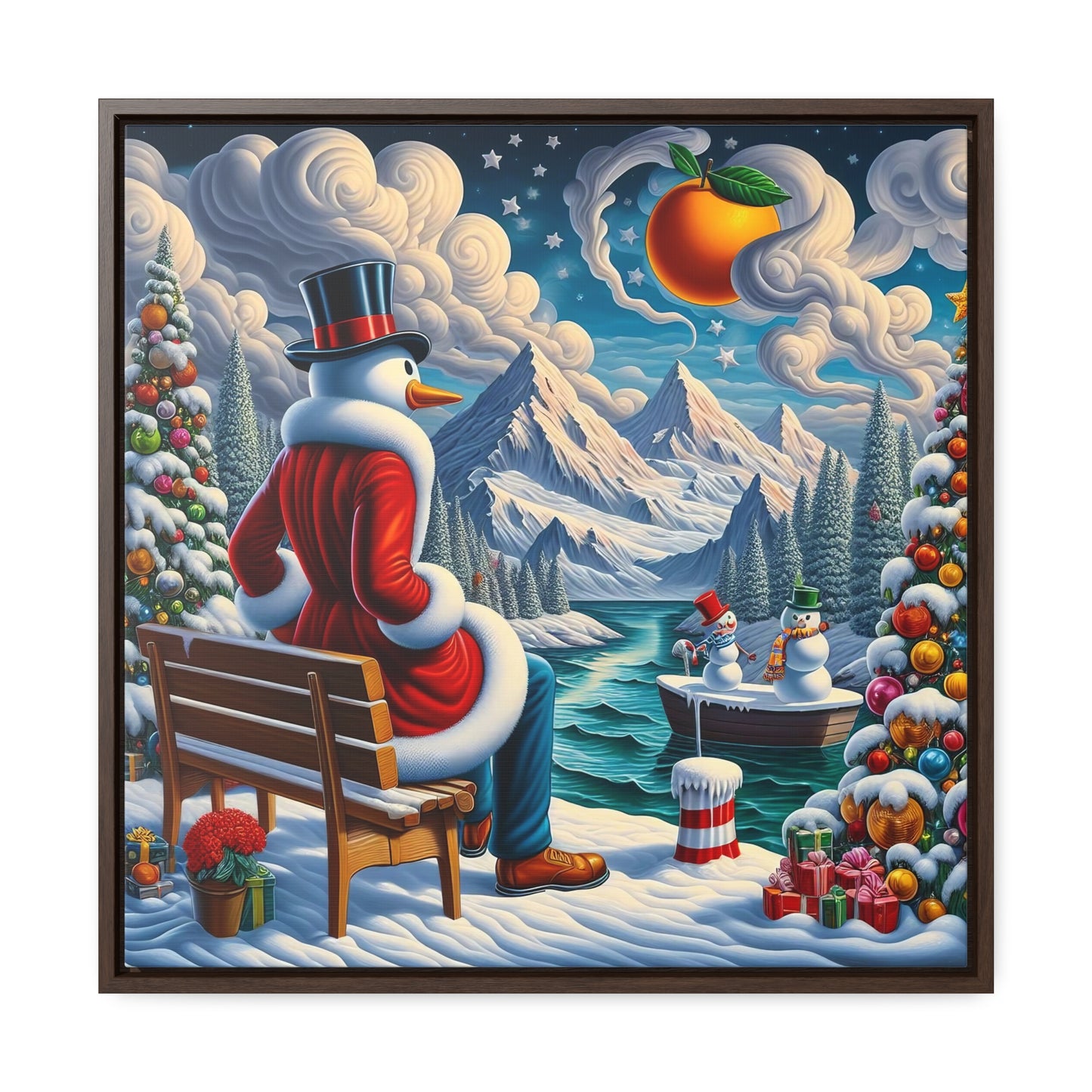 Framed Gallery Canvas Wrap - Winter 101