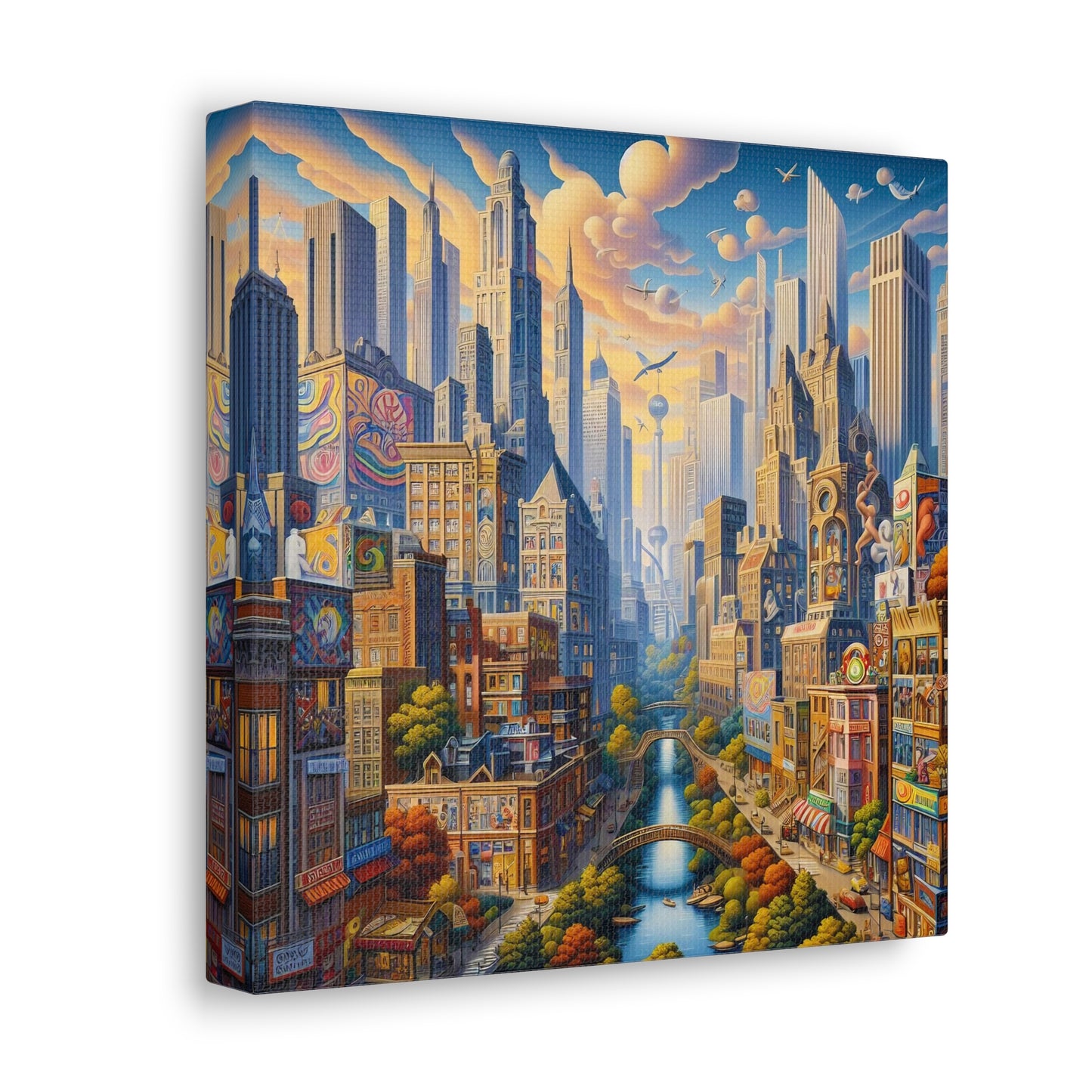 Canvas Gallery Wrap - City 5