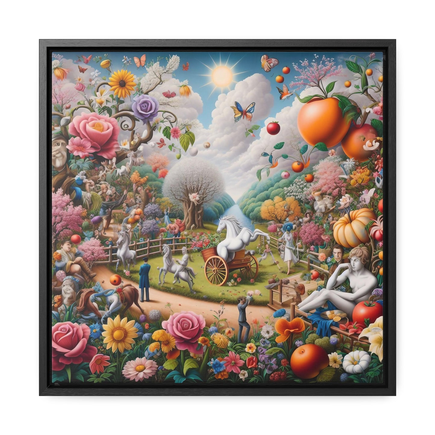 Framed Gallery Canvas Wrap - Spring 8