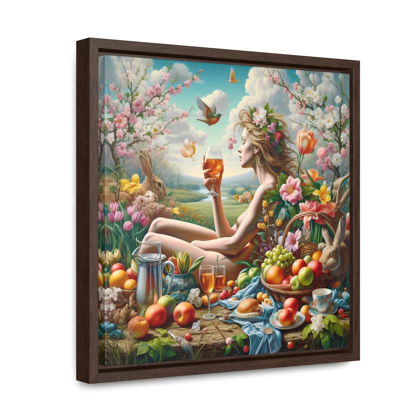 Framed Gallery Canvas Wrap - Spring 1