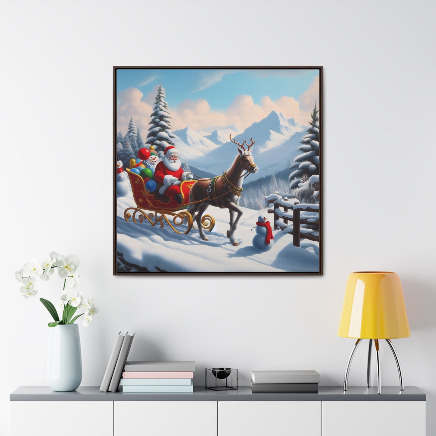 Framed Gallery Canvas Wrap - Winter 125