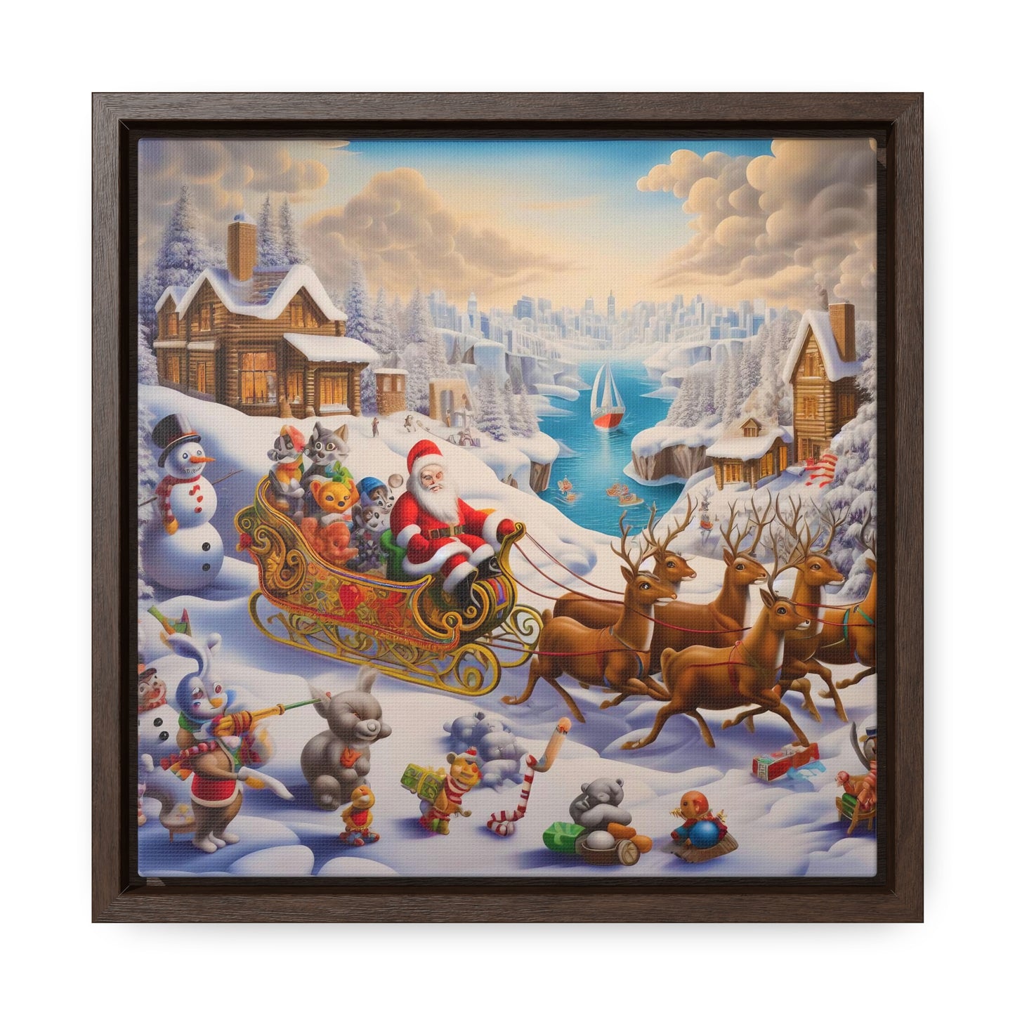 Framed Gallery Canvas Wrap - Winter 112