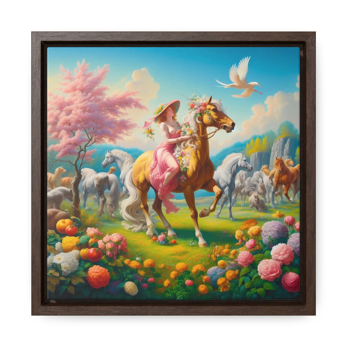 Framed Gallery Canvas Wrap - Spring 41