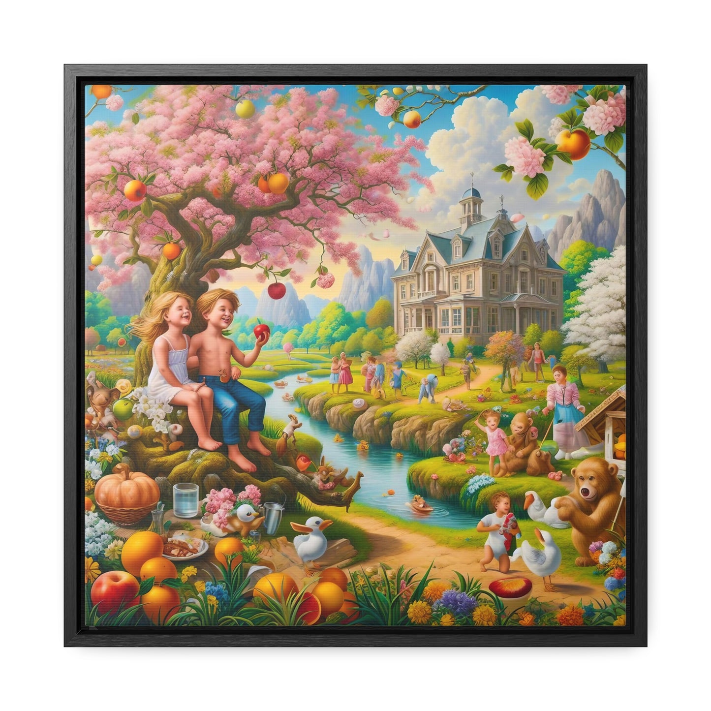 Framed Gallery Canvas Wrap - Spring 35