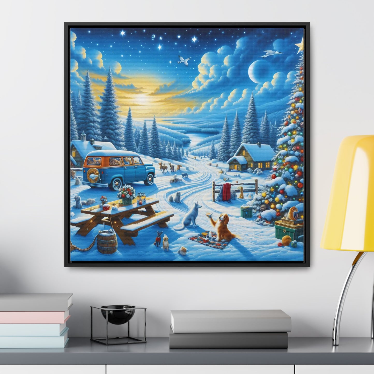 Framed Gallery Canvas Wrap - Winter 110