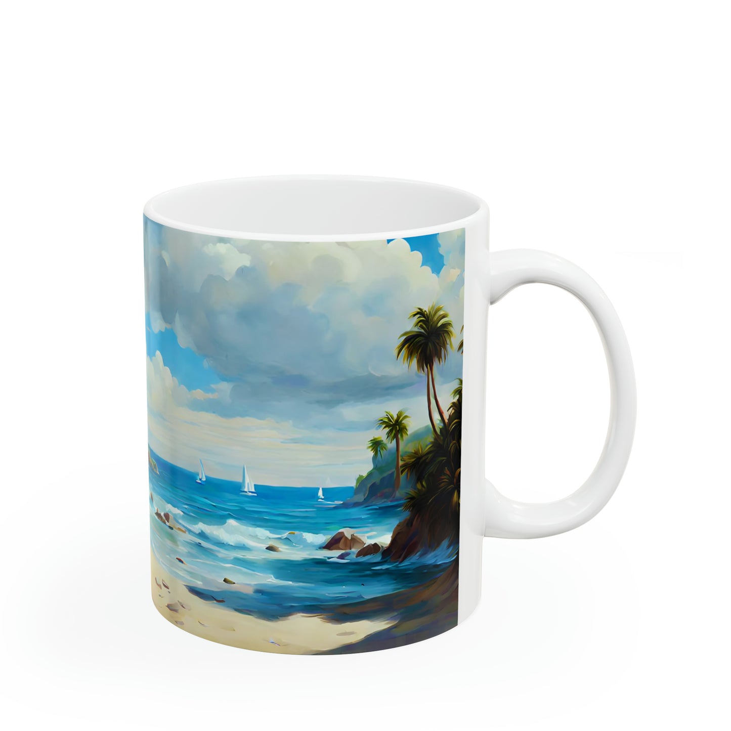 Ceramic Mug 11oz - Beach 2015