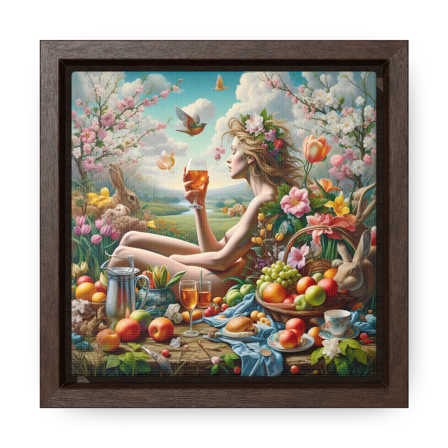 Framed Gallery Canvas Wrap - Spring 1