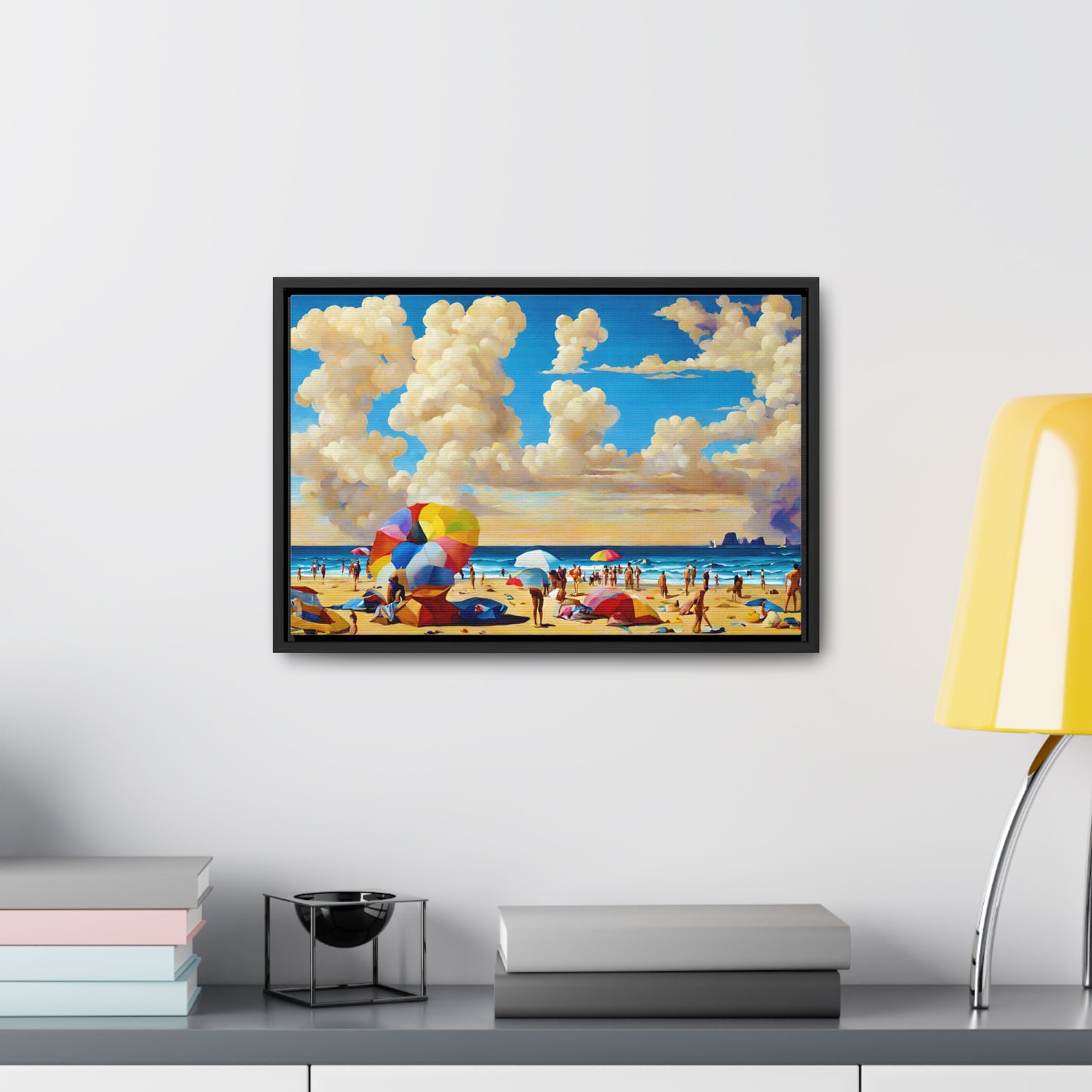 Framed Canvas Gallery Wrap - Beach 2003