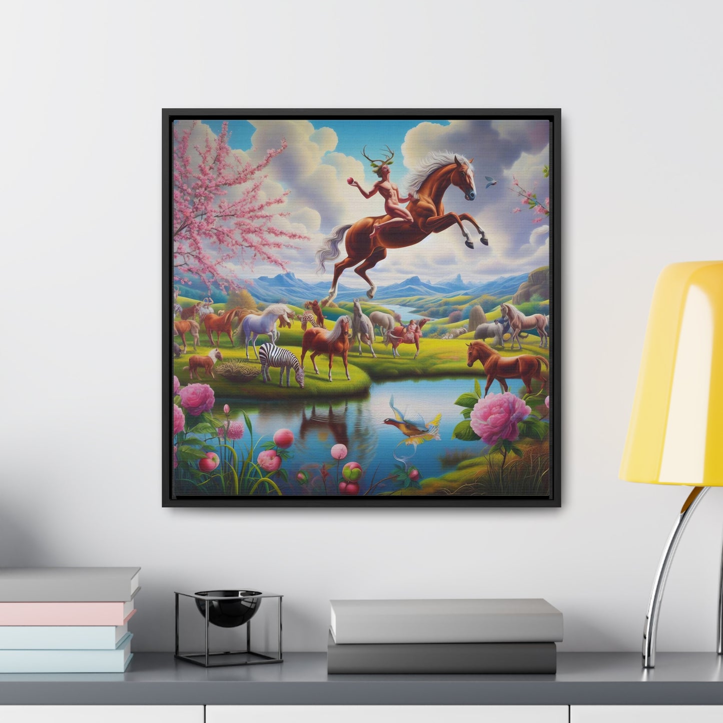 Framed Gallery Canvas Wrap - Spring 118