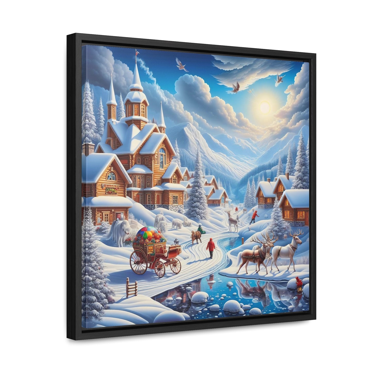 Framed Gallery Canvas Wrap - Winter 115