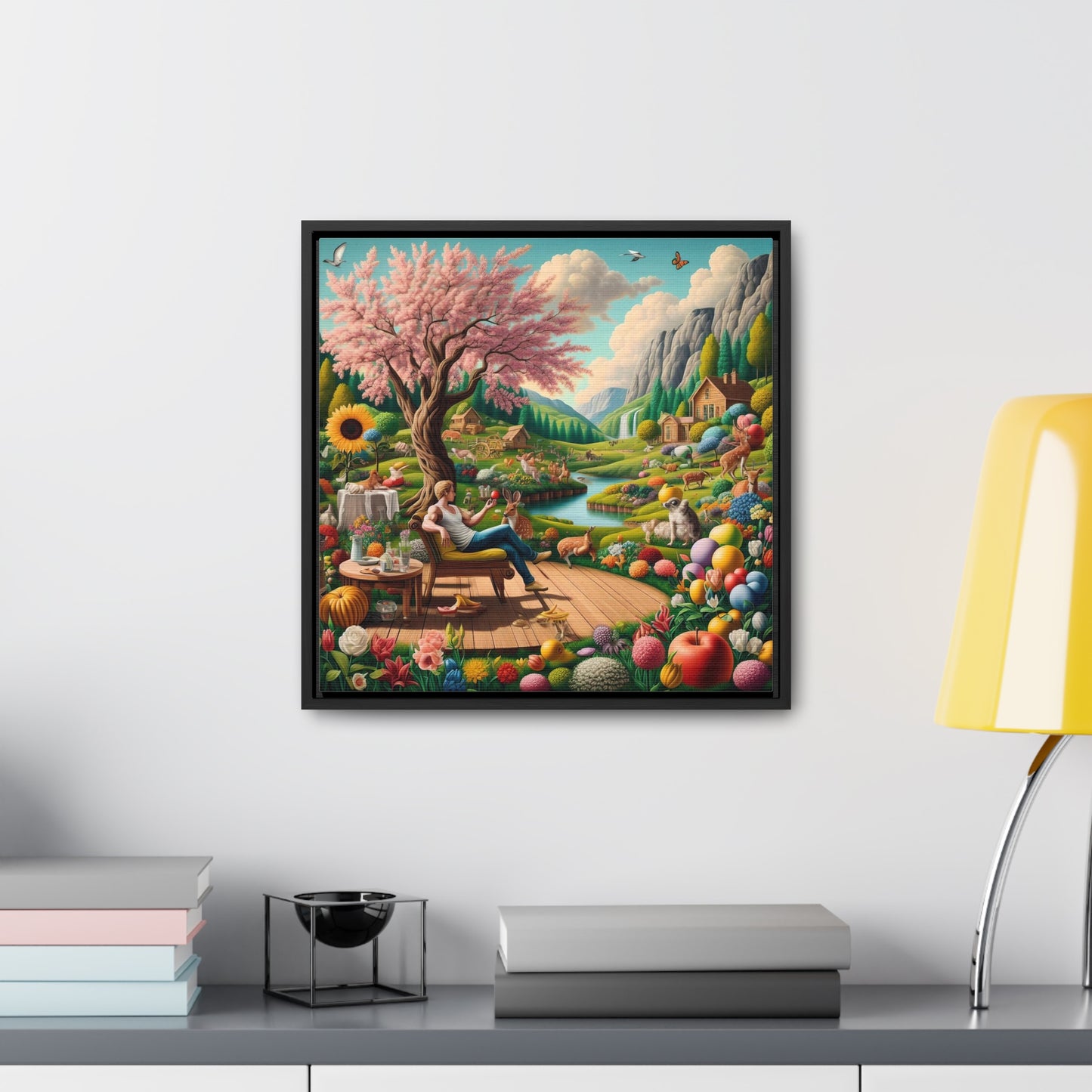 Framed Gallery Canvas Wrap - Spring 13