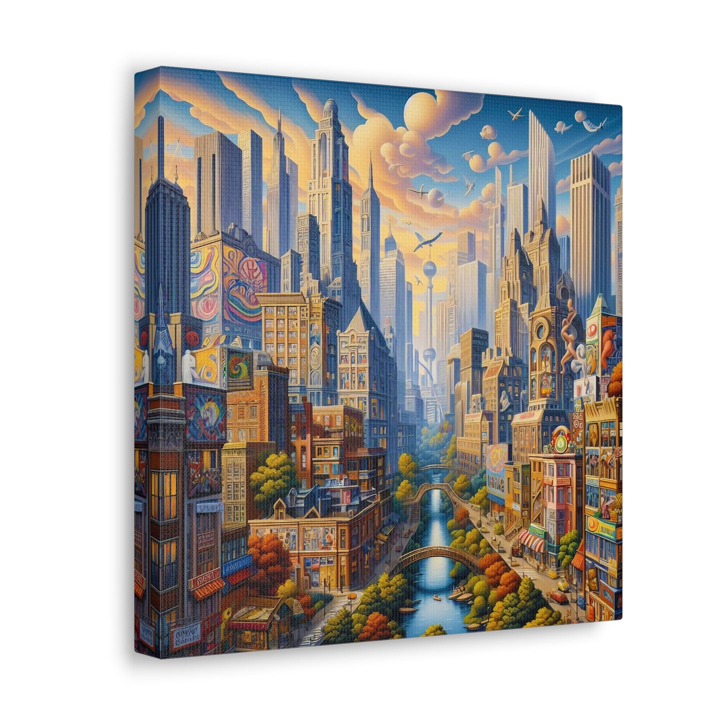 Canvas Gallery Wrap - City 5