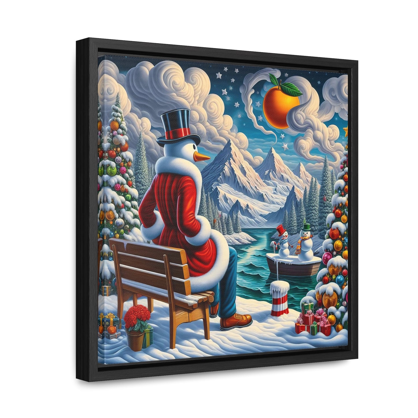 Framed Gallery Canvas Wrap - Winter 101