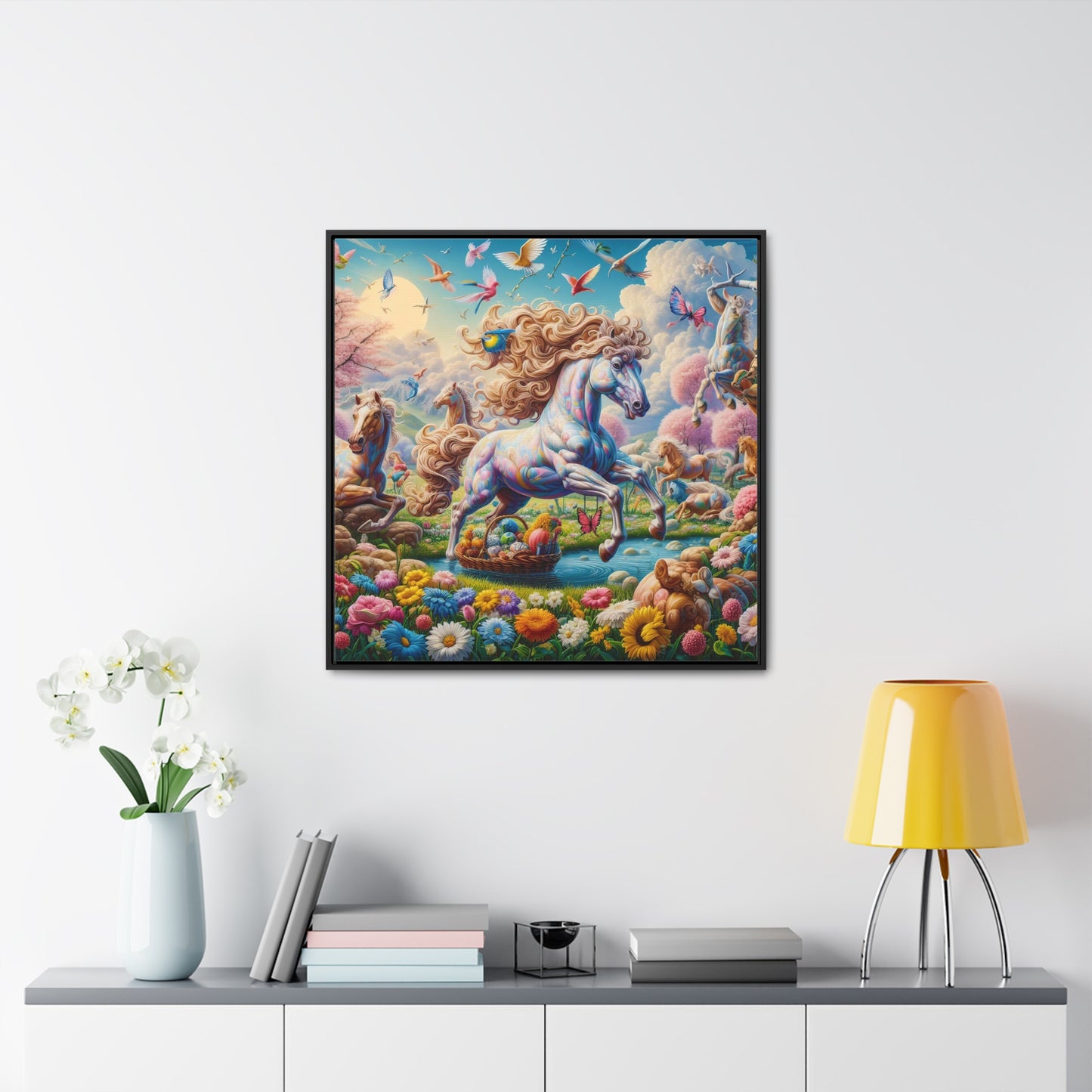 Framed Gallery Canvas Wrap - Spring 51