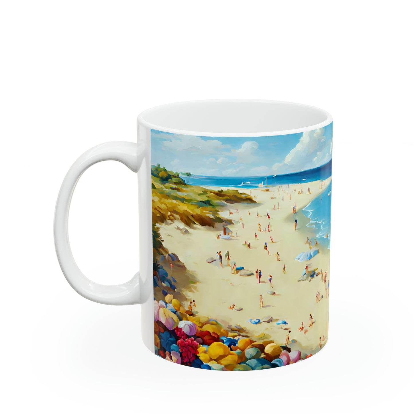 Ceramic Mug 11oz - Beach 2001