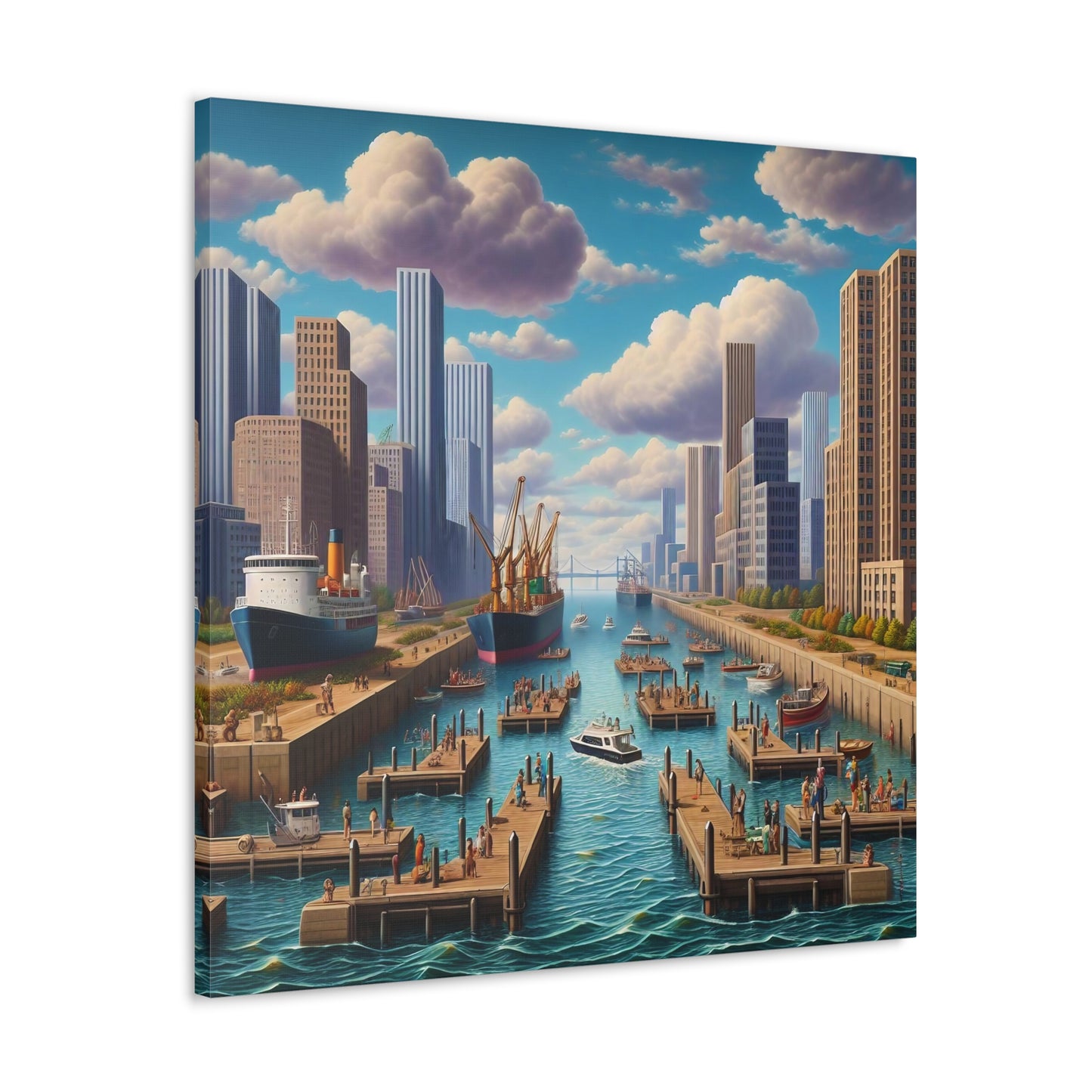 Canvas Gallery Wrap - Harbor 2