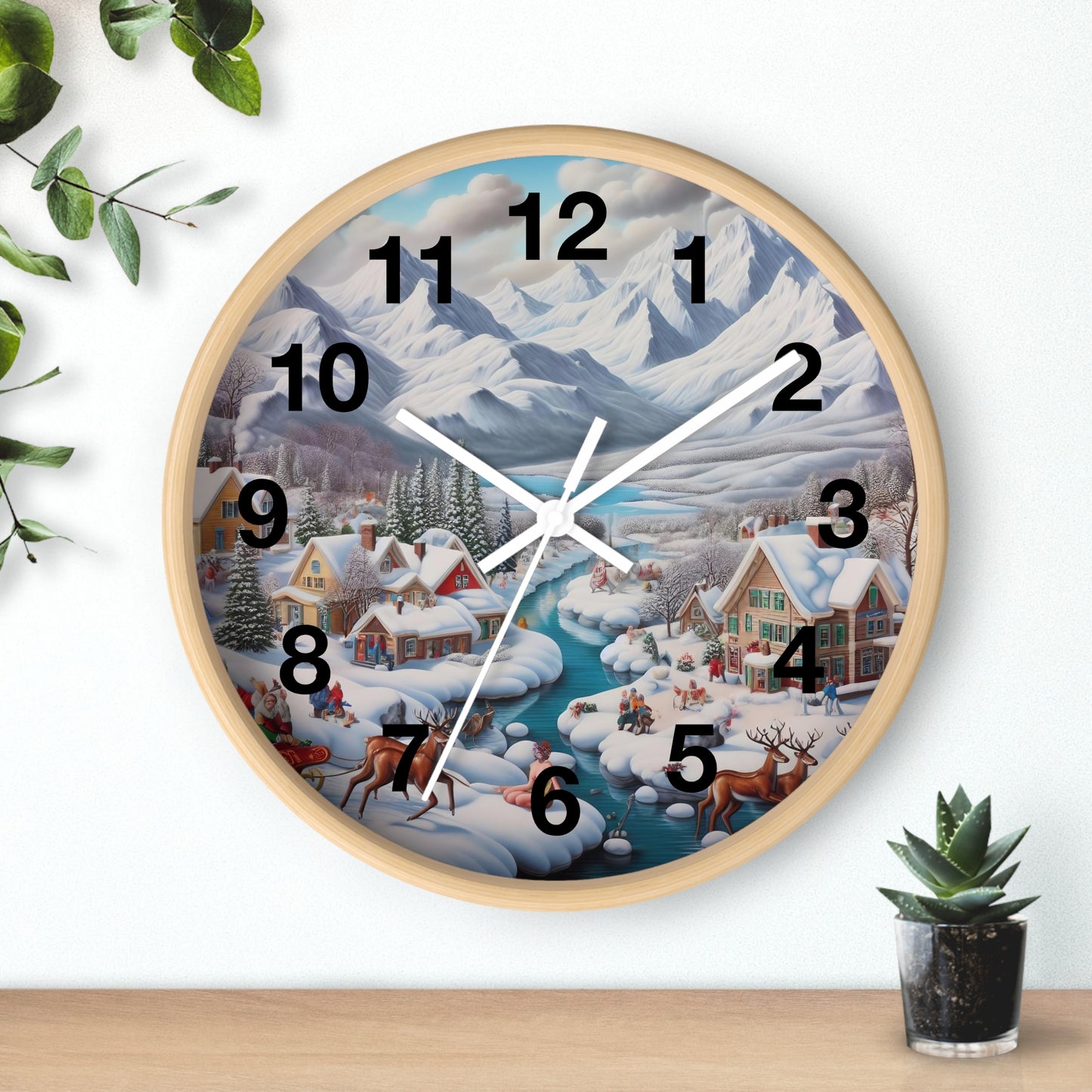 Wall Clock - Winter 109