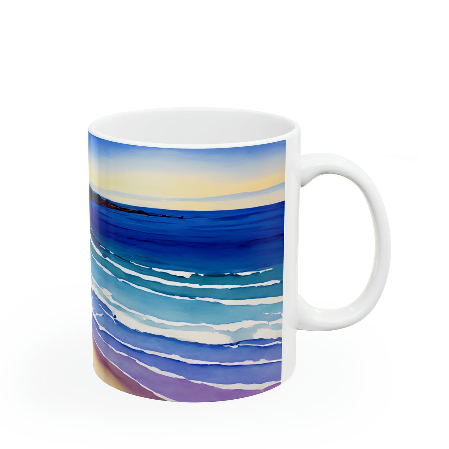 Ceramic Mug 11oz - Beach 5003