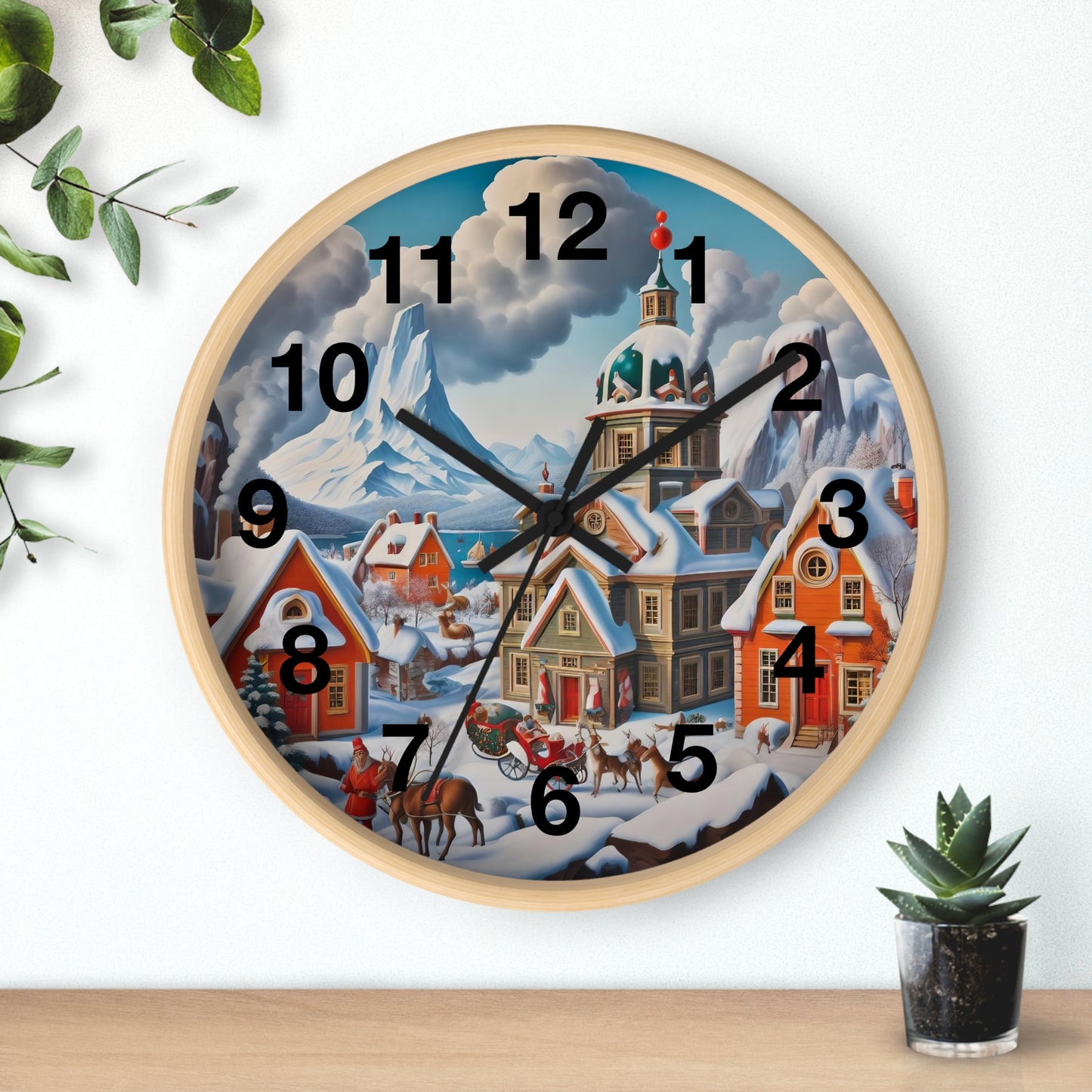 Wall Clock - Winter 124