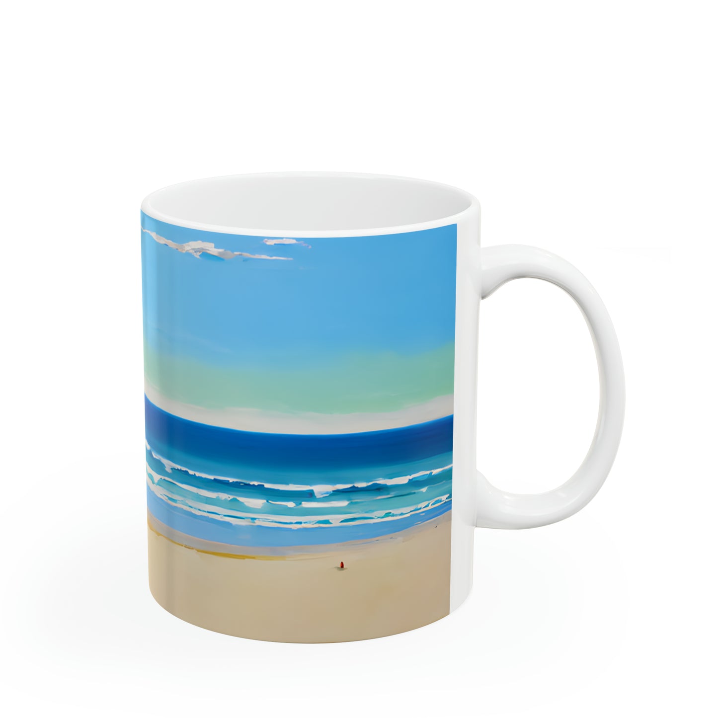 Ceramic Mug 11oz - Beach 8001