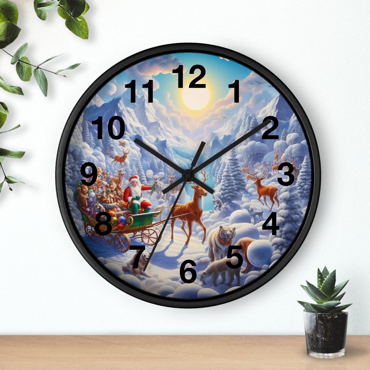 Wall Clock - Winter 123