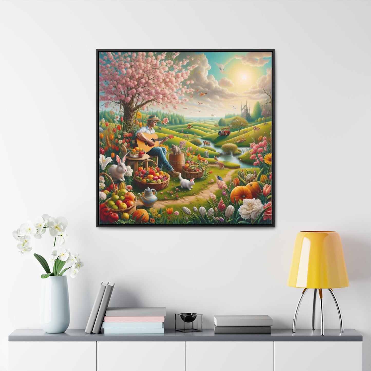 Framed Gallery Canvas Wrap - Spring 49