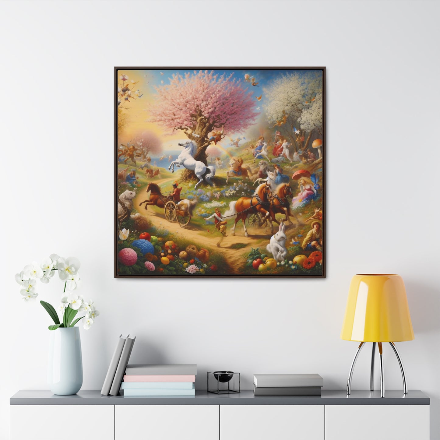 Framed Gallery Canvas Wrap - Spring 125