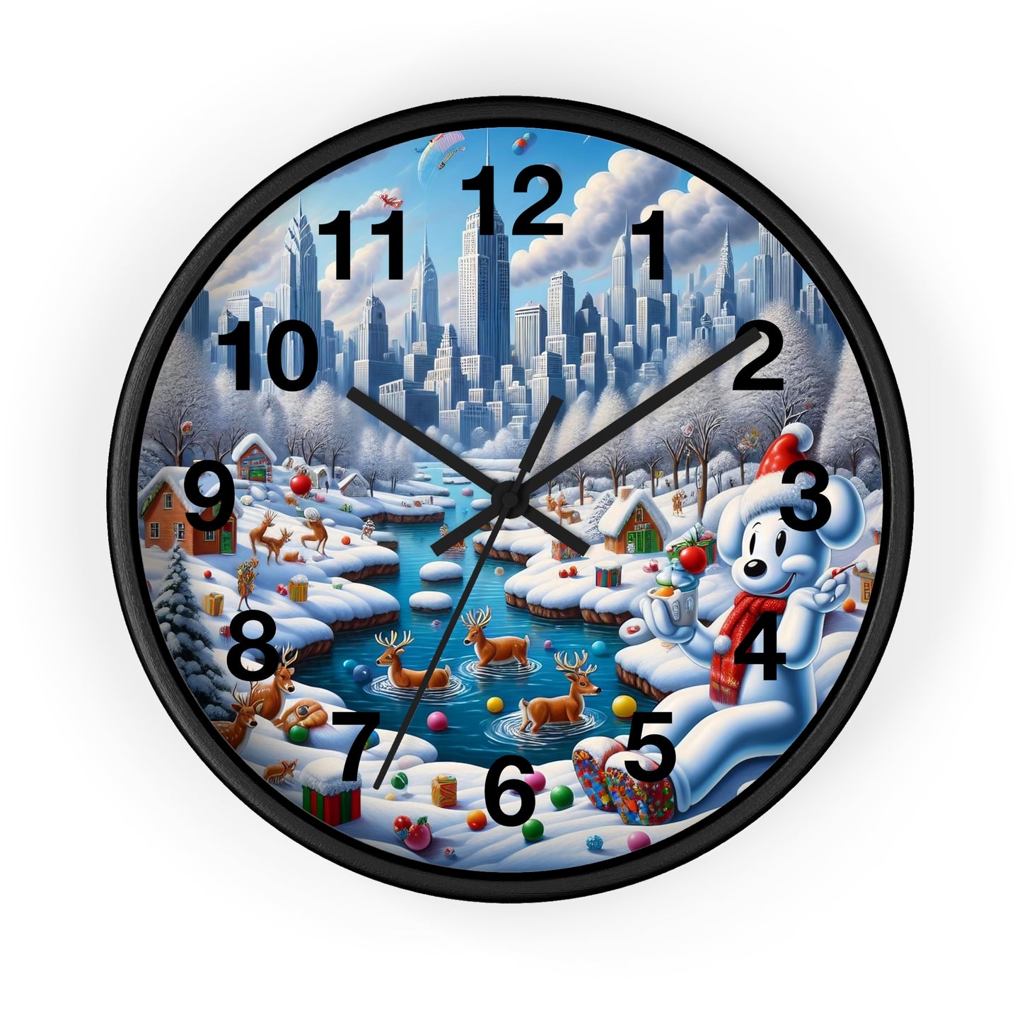 Wall Clock - Winter 126