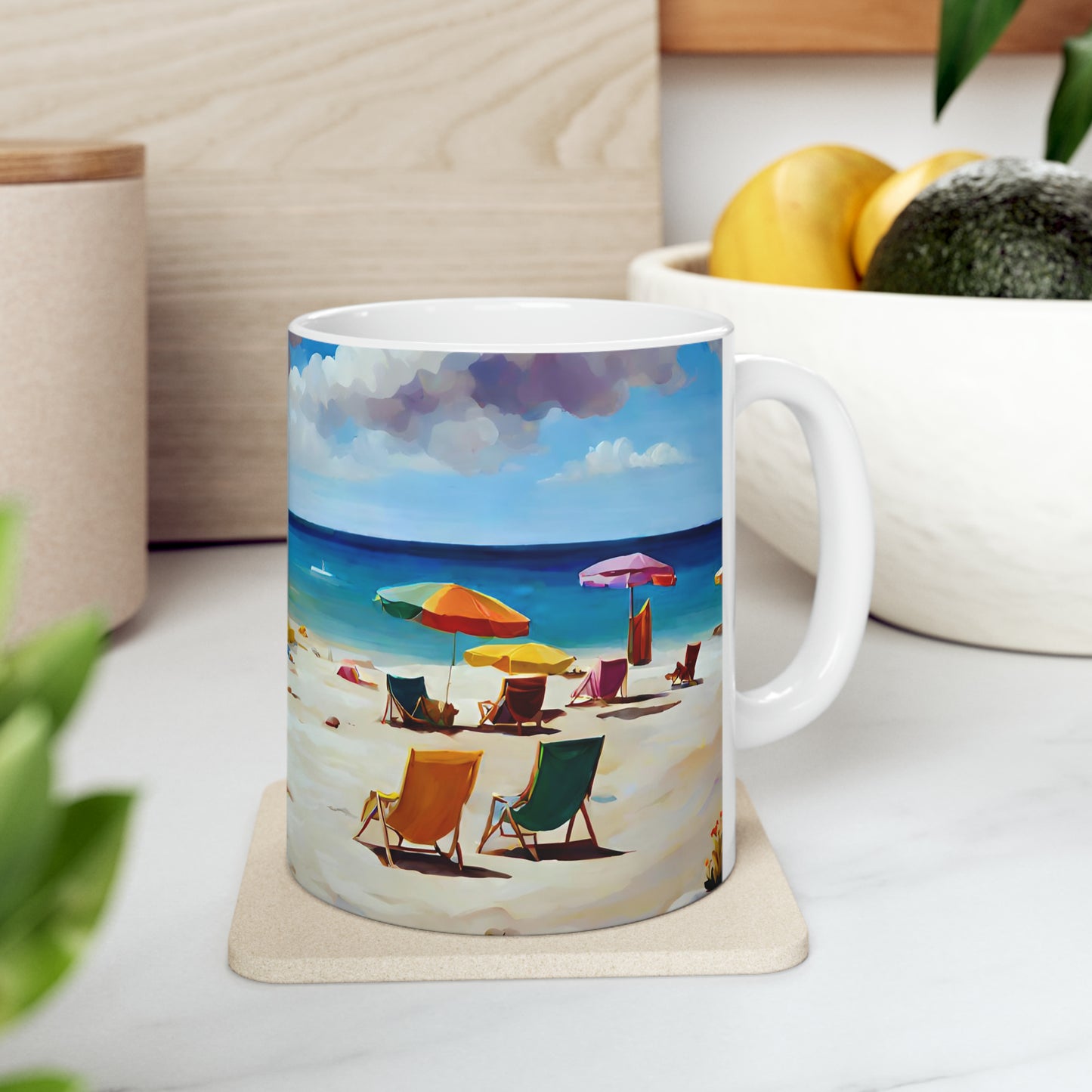 Ceramic Mug 11oz - Beach 2014