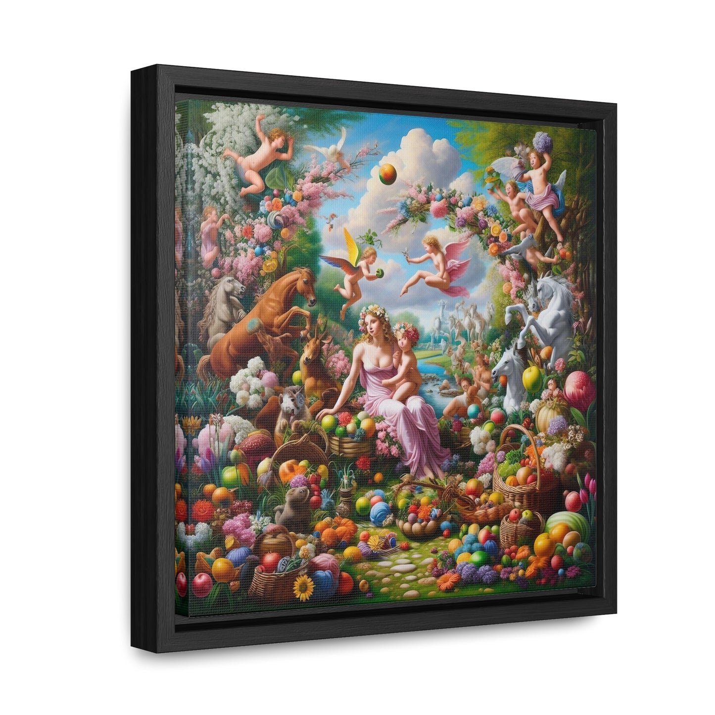 Framed Gallery Canvas Wrap - Spring 6