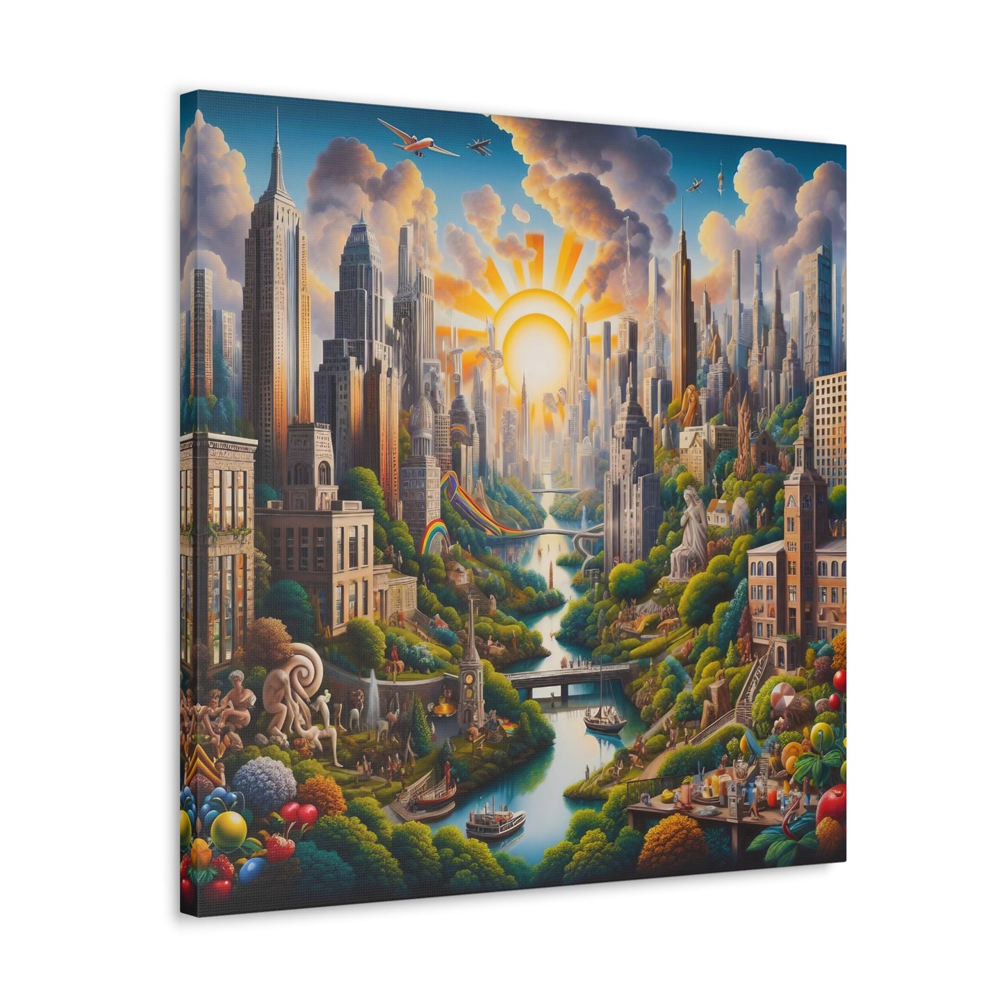 Canvas Gallery Wrap - City 3