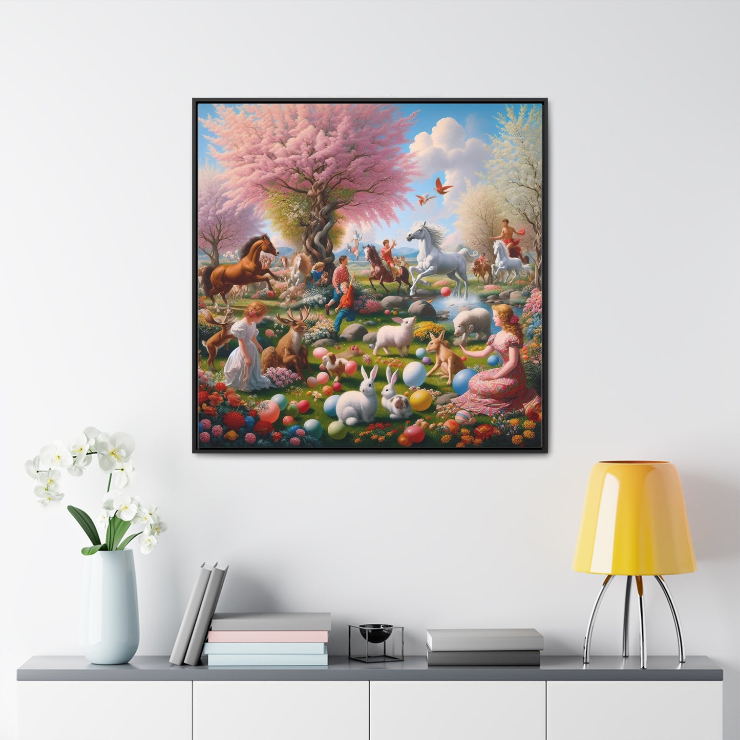 Framed Gallery Canvas Wrap - Spring 43