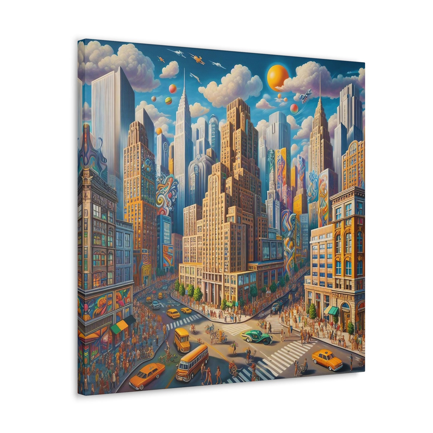 Canvas Gallery Wrap - City 6