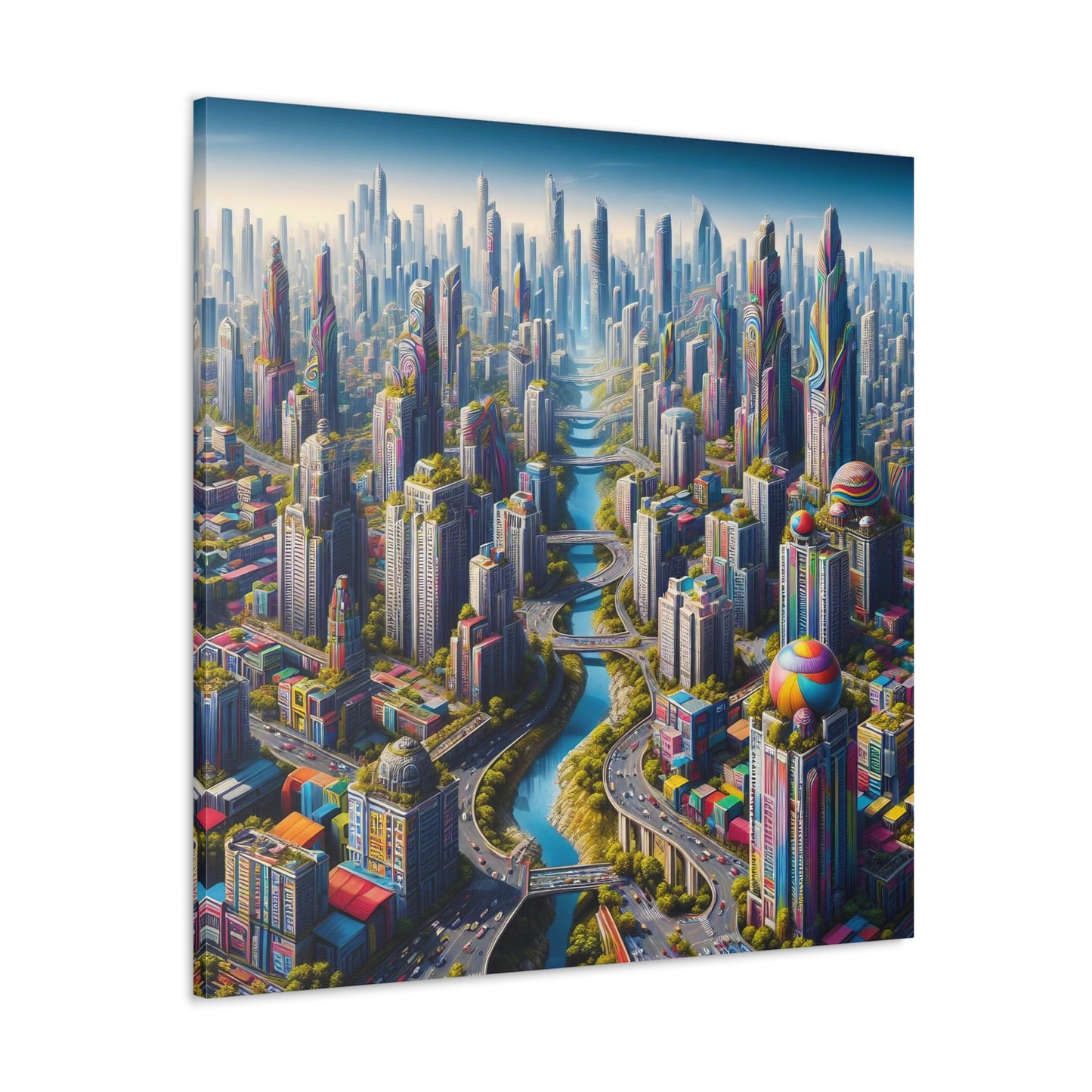 Canvas Gallery Wrap - City 11