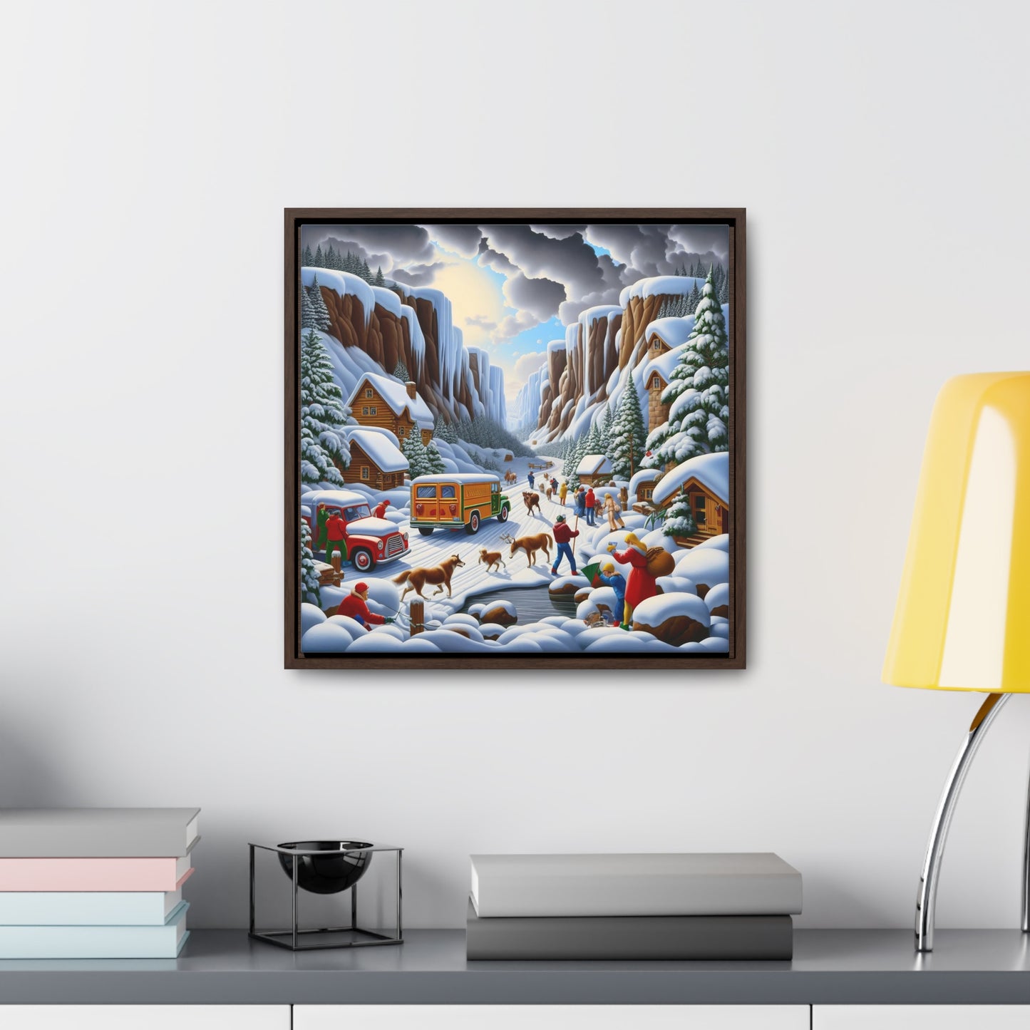 Framed Gallery Canvas Wrap - Winter 120