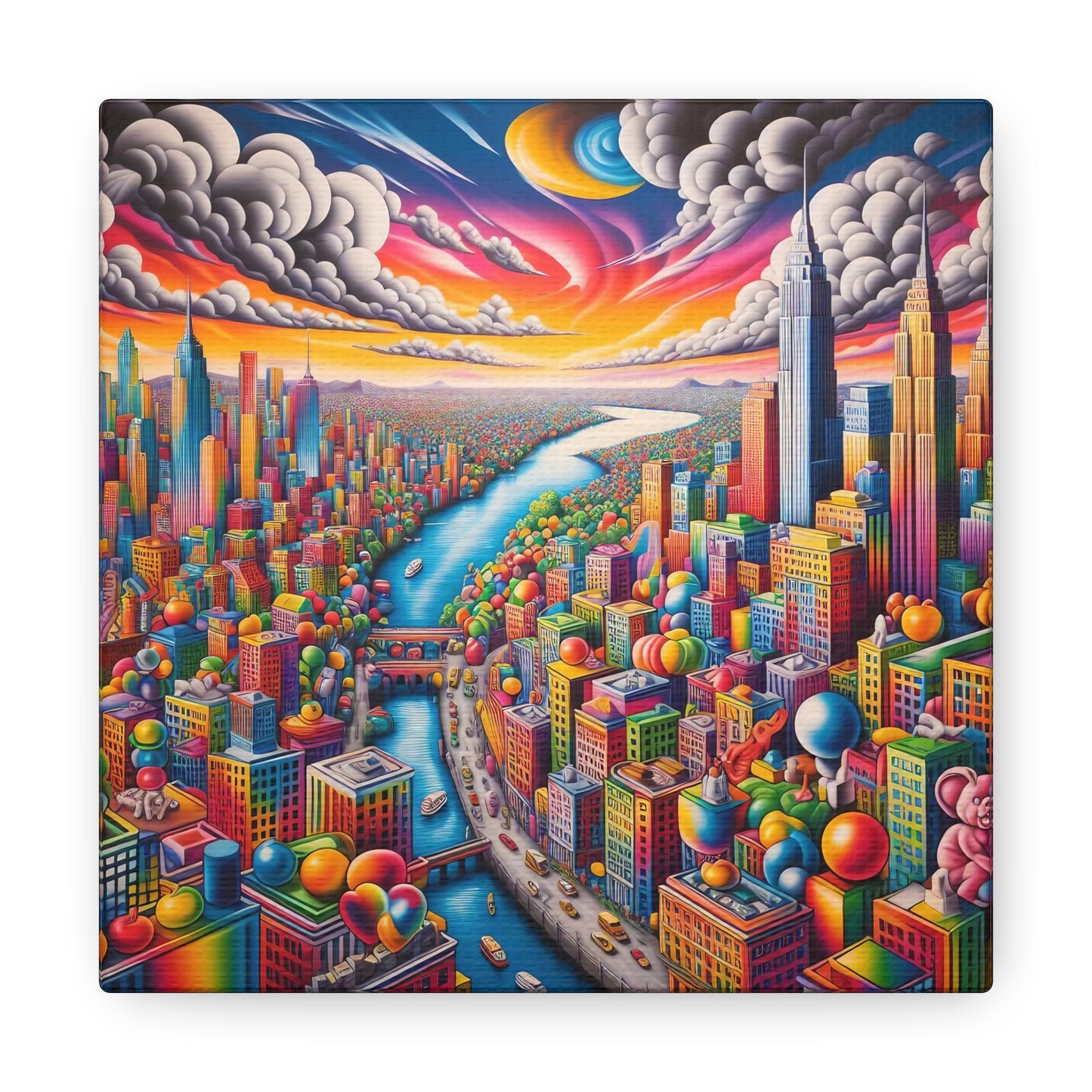 Canvas Gallery Wrap - City 15