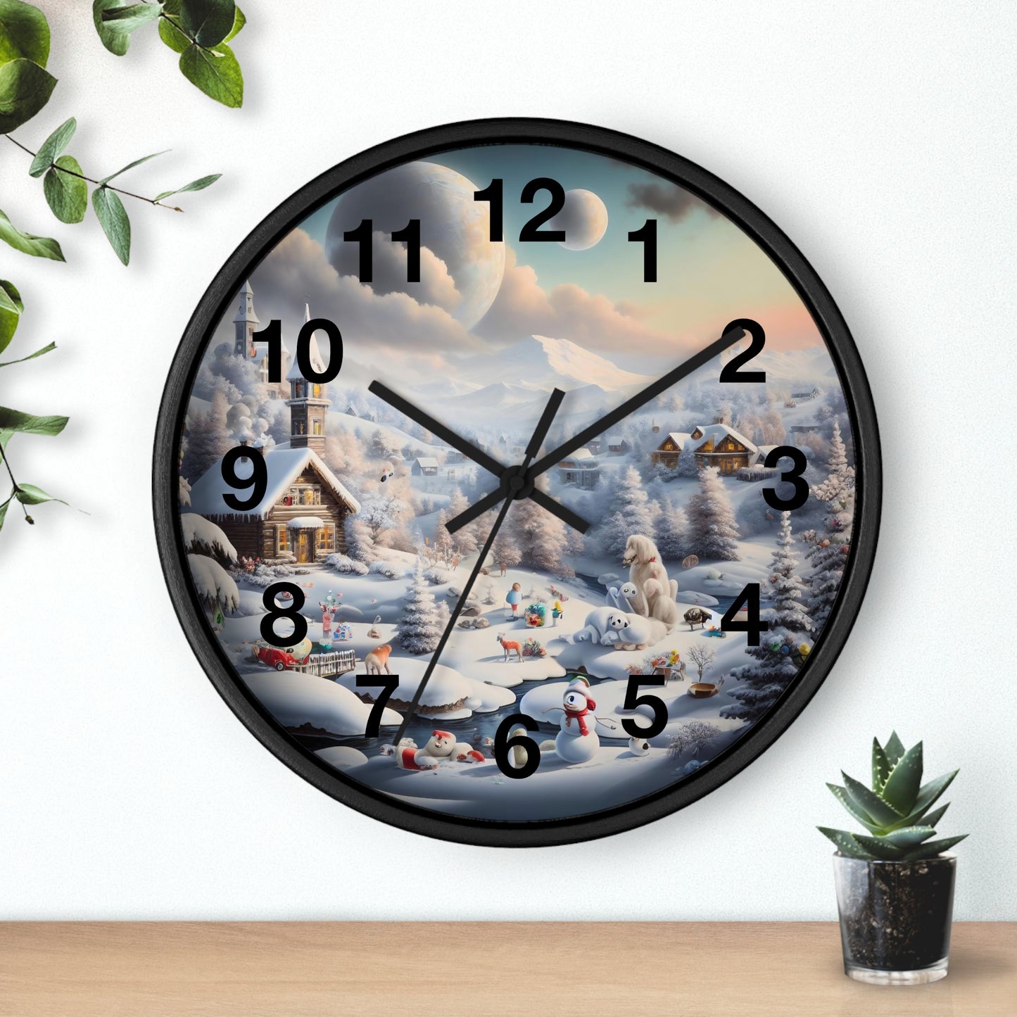 Wall Clock - Winter 104