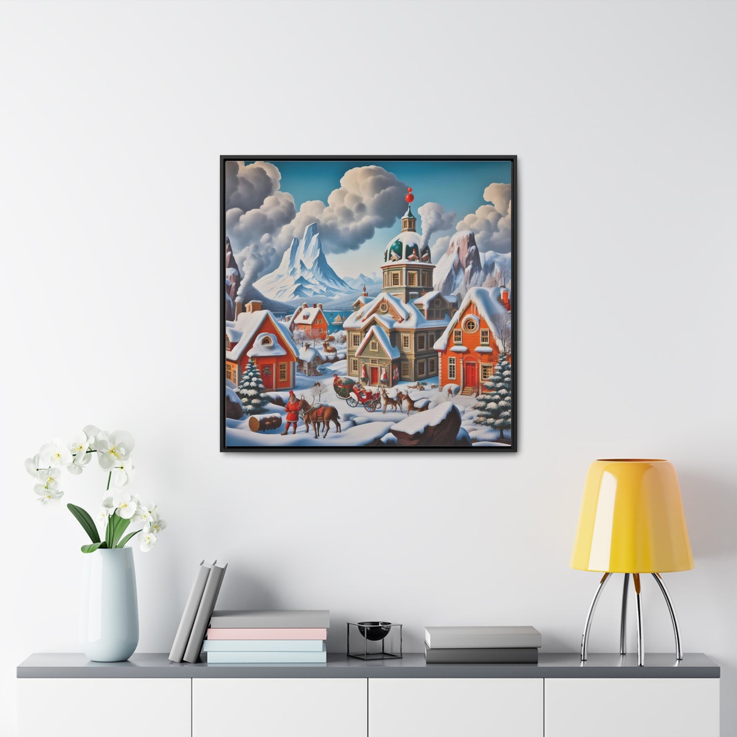 Framed Gallery Canvas Wrap - Winter 124