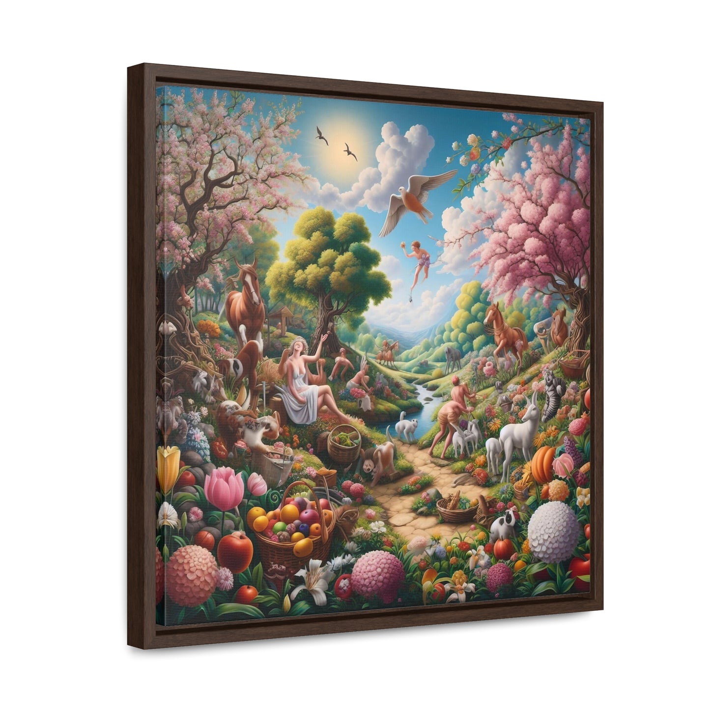 Framed Gallery Canvas Wrap - Spring 4