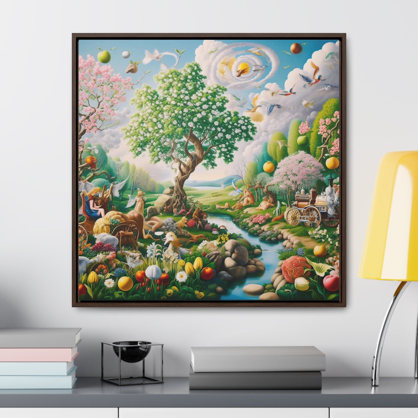 Framed Gallery Canvas Wrap - Spring 34