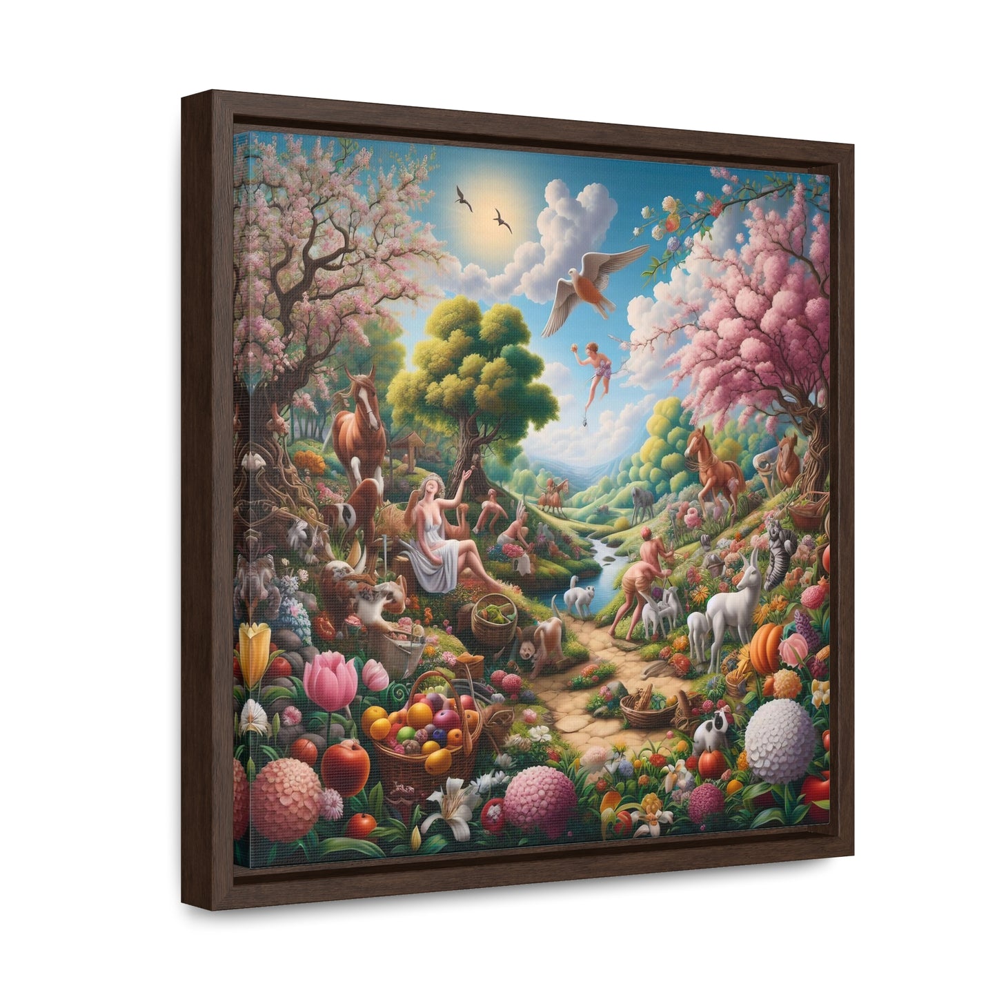 Framed Gallery Canvas Wrap - Spring 4