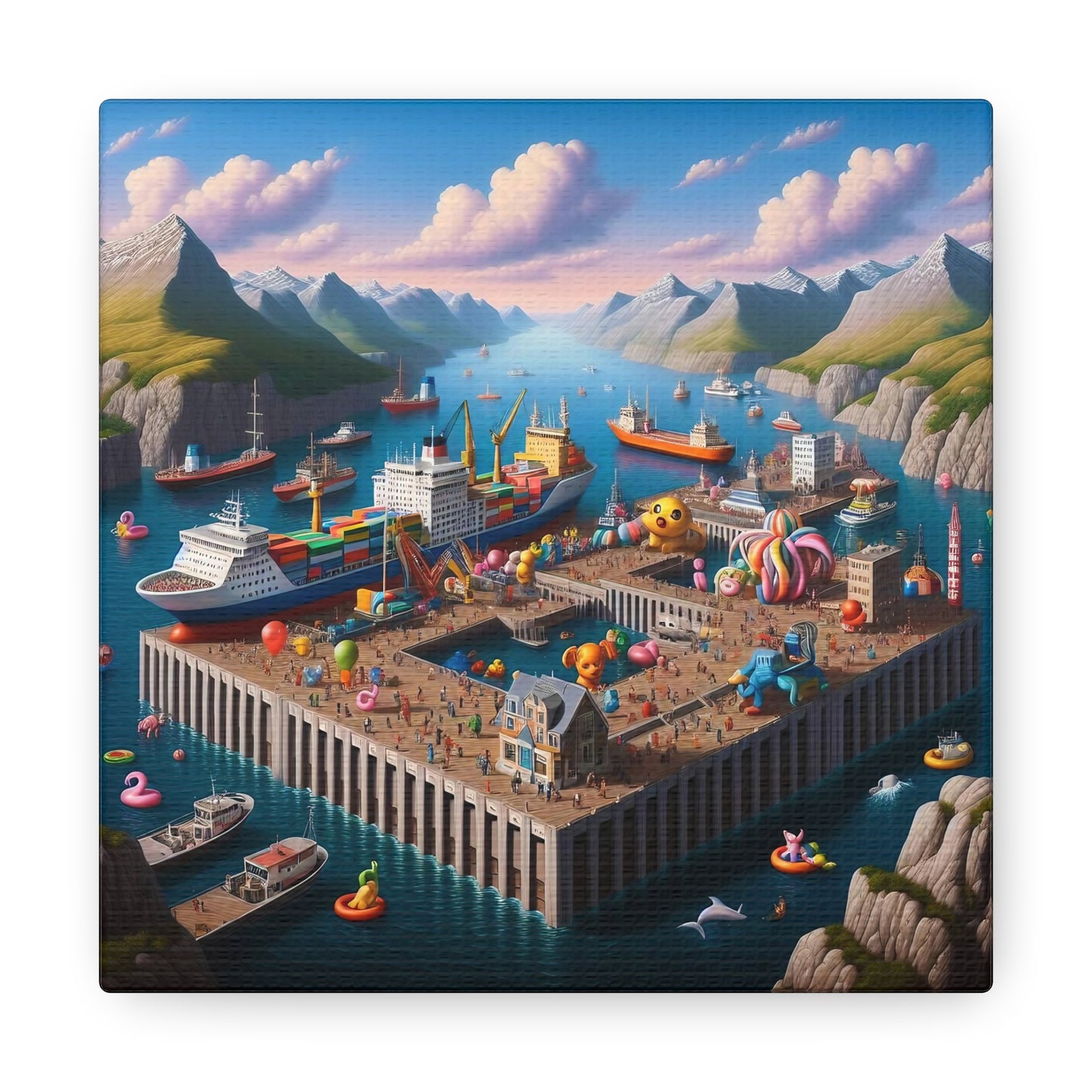 Canvas Gallery Wrap - Harbor 13