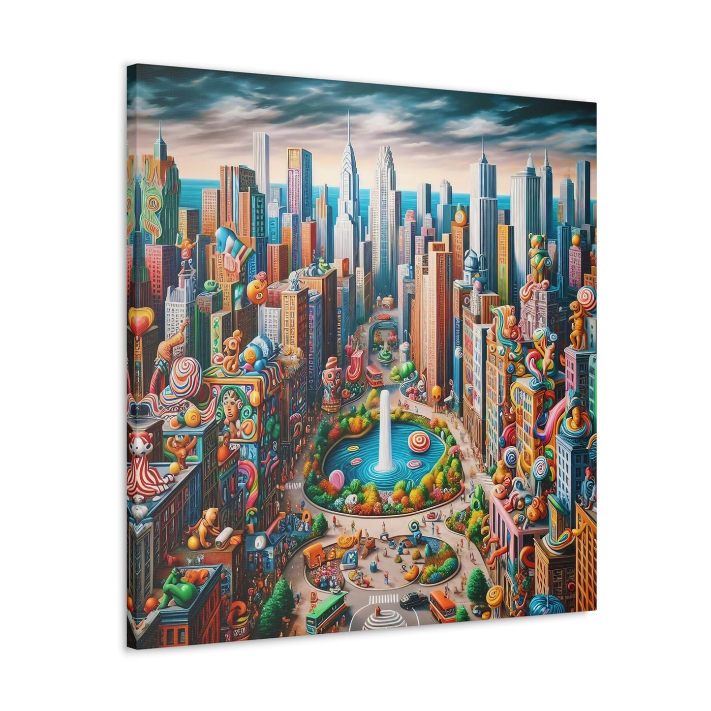 Canvas Gallery Wrap - City 8