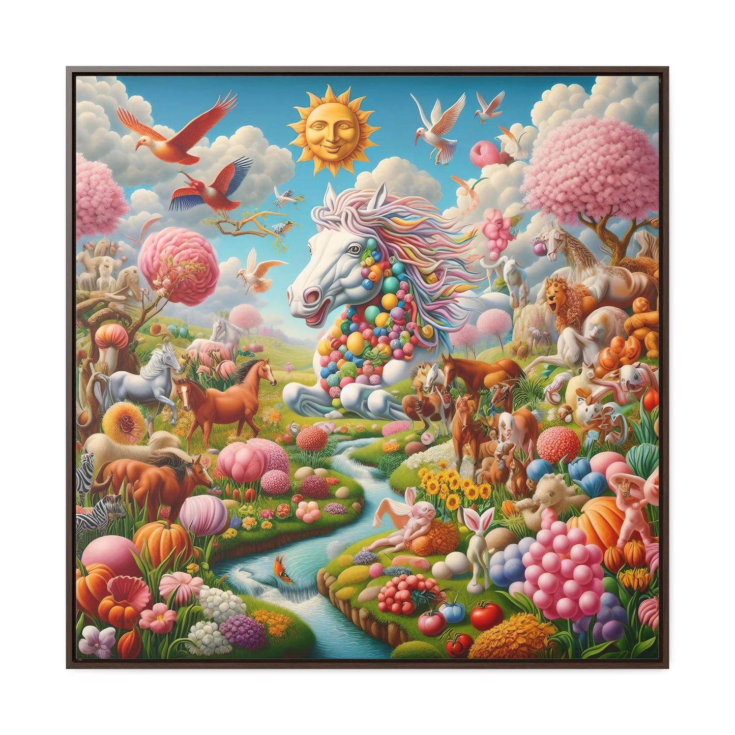 Framed Gallery Canvas Wrap - Spring 138