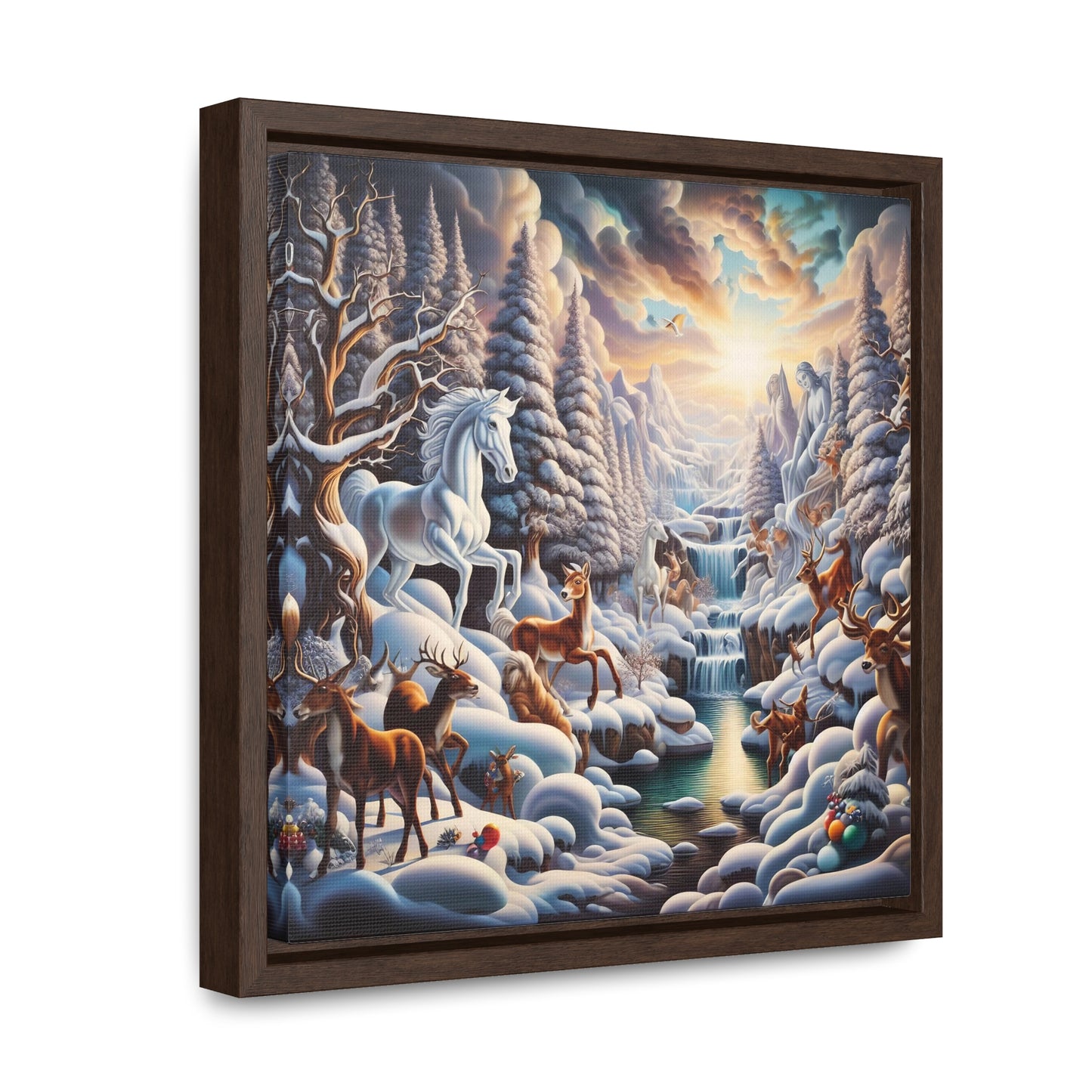 Framed Gallery Canvas Wrap - Winter 116